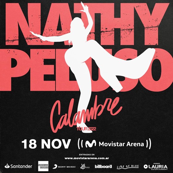 NATHY PELUSO TRAE EL «CALAMBRE TOUR» A LA ARGENTINA