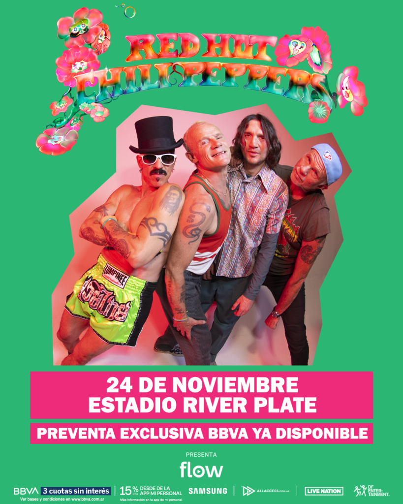 RED HOT CHILI PEPPERS VUELVE A ARGENTINA